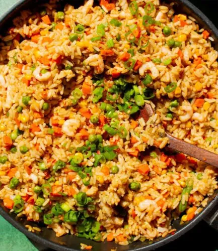 Schezwan Fried Rice Egg